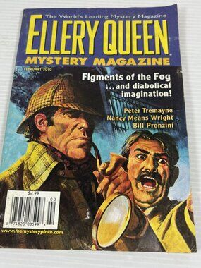 Ellery Queen Mystery Magazine February 2010 Sherlock Holmes Cover